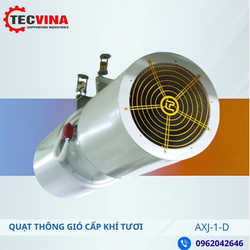 QUẠT THÔNG GIÓ CẤP KHÍ TƯƠI AXJ-1-D